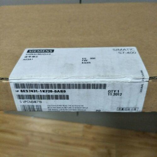 Brand New Siemens 6ES7431-1KF20-0AB0 6ES7 431-1KF20-0AB0 S7-400 SM431