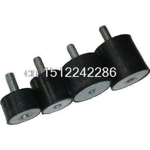 2pcs Female Thread M10 Male M10*27 Rubber damper Rubber Mount Size 50mm*40mm
