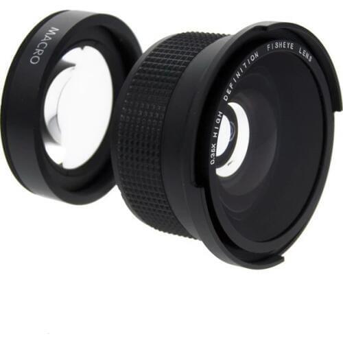 Lightdow 52mm 0.35X Fish Eye Super Wide Angle Fisheye Lens for Canon Nikon Sony DSLR