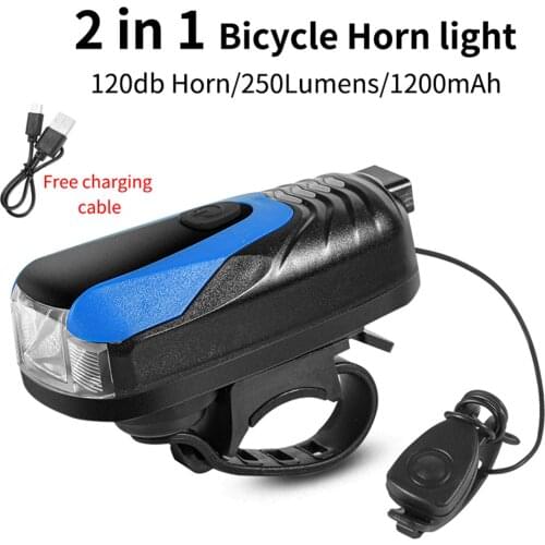 Bike Bicycle Light USB LED Rechargeable Set Mountain Cycle Front Back Headlight Waterproof Lamp Flashlight With 3 Lighting Modes