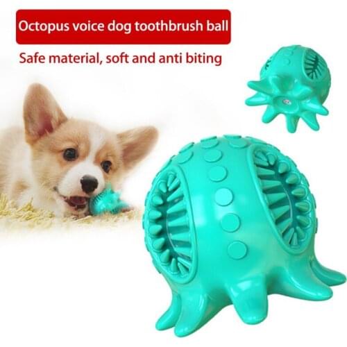 Dogs Biting Chewing Toys Octopus Shape Toy Molar Rod Safe and Harmless Dogs Biting and Making Sound Toys Dogs Accessories