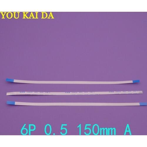 10pcs/lot switch board Ribbon Flex Cable For ASUS K53S A53S X54 x54h A53 notebook 6pin 6p cable length 150mm 15cm Width 3.5mm