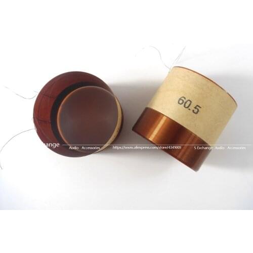 2PCS 60.5 Core Bass Voice Coil 60.5mm Subwoofer 8OHM Speaker Accessories DIY