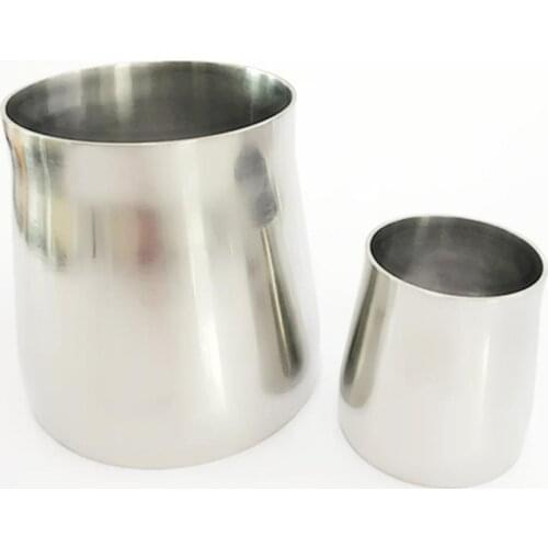 76mm 3" To to 45mm 1.75" OD Butt Welding Reducer SUS 304 Stainless Steel Sanitary Pipe Fitting Homebrew Beer Exhaust