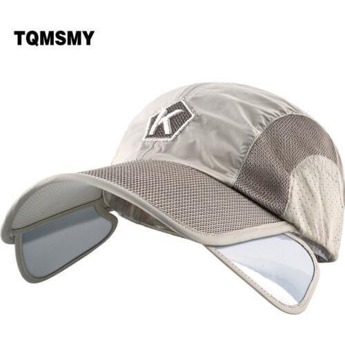 TQMSMY Unisex Big Visor Women Summer Baseball cap Hat SunHat Men Mesh Sombrero Cap UV Sun Hats Female Beach Hat sunhats TMBS116