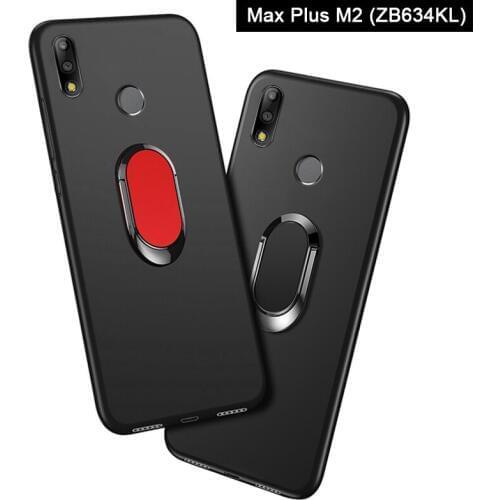 Funda for ASUS Zenfone Max Plus M2 ZB634KL Case luxury 6.26 inch Soft Black silicone Cases for ASUS Zenfone Max Plus M2 Cover