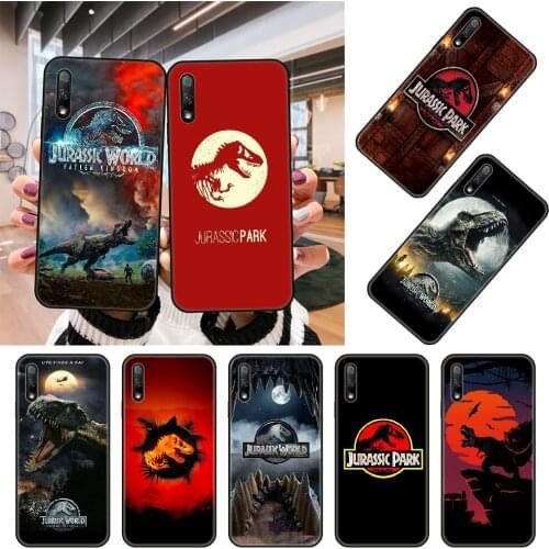Phone Case For Huawei Honor 8A 9 10 8X 8S 9X i 7X 7A 20 A Lite Pro Black Cover Waterproof Art Back Movie Mondo Jurassic Park
