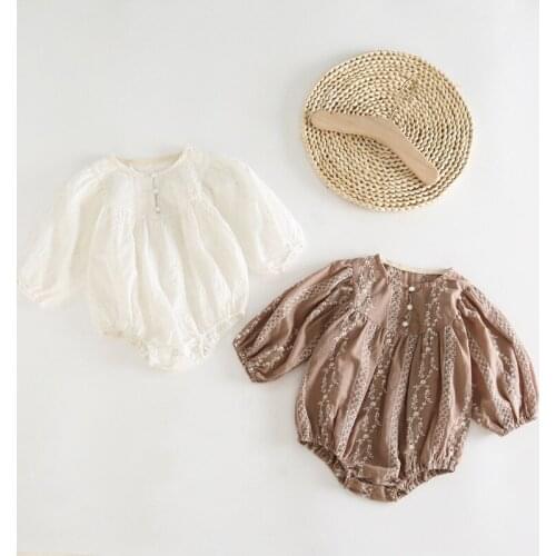 Infant Baby Romper Spring Autumn Toddler Baby Clothes Romper Newborn Baby Girl Printing Romper Long Sleeves Romper