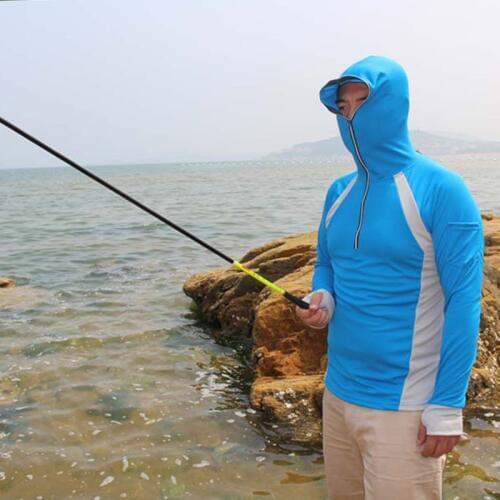 Breathable Anit UV Fishing Suit Sun Protection Hoody Fishing Shirt Men Quick Dry Clothing Hiking Climbing Shirt Sweater Wears