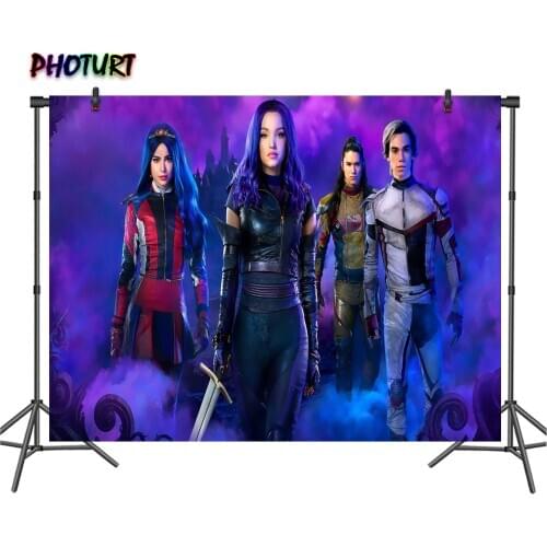 PHOTURT Descendant 3 Photography Backdrops Birthday Party Photo Background Hot Movie High Quality Vinyl Photo Booth Props