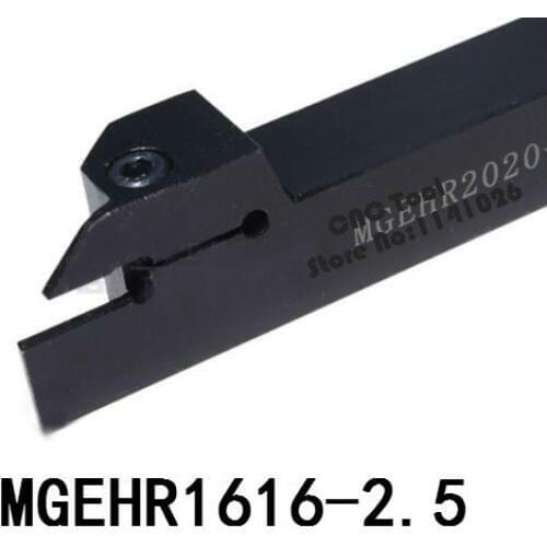 MGEHR1616-2.5/ MGEHL1616-2.5 CNC External Grooving Lathe Tool Holder,Grooving&Parting Cutting Tool Holder for MGMN250