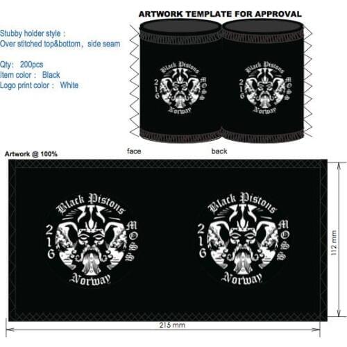 200pcs +50pcs Stubby Holder Neoprene Beer Bottle Cooler For Bars Thermos Insulated Bag Waterproof Ice Packs Beer Can Cover