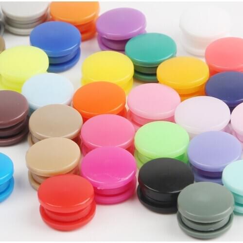 Lowest Price 50 Sets Baby Resin Snap Buttons T5 12mm Plastic Snaps Clothing Accessories Press Stud Fasteners Clips Scrapbooking