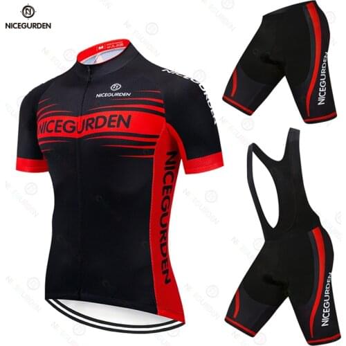 Mens mountain bike cycling clothing sports breathable short-sleeved suit cycling clothing quick-drying shirt cycling equipment