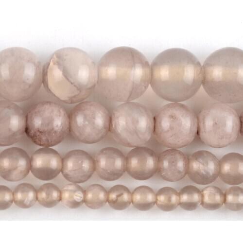 Wholesale Natural Brown Jades Stone Beads Round Loose Spacer Beads For Jewelry Making DIY Bracelet Handmade 4/6/8/10/mm