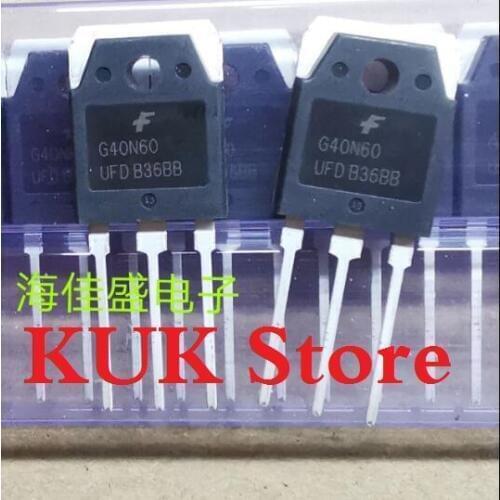 Original 100% NEW G40N60 UFD G40N60UFD SGH40N60UFD SGH40N60UFDTU IGBT 40A 600V TO-3P 10PCS/LOT
