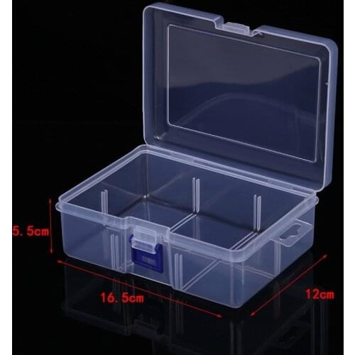 1 Large Grids Plastic Storage Box Jewelry Earring Bead Screw Holder Case Display Organizer Container