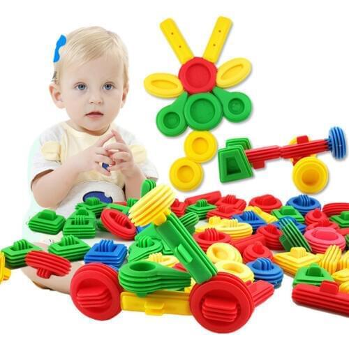 Plastic Thickening Software Assembly Toys Combination Assembly Assembly Childrens Intellectual Toys