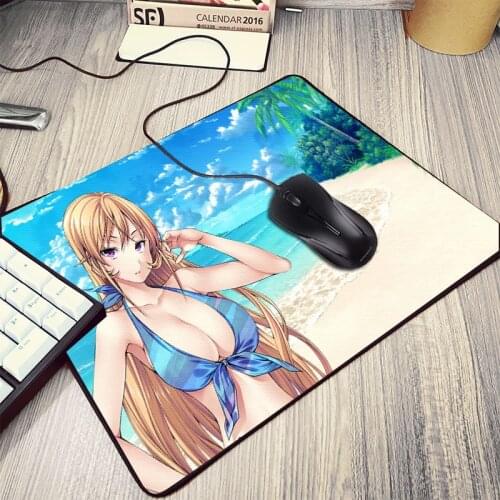 Hot Food Cuisine Anime Shokugeki No Soma Sexy Girls Nakiri Erina Pattern Computer Mousepad Pc Gaming Table Desk Mat