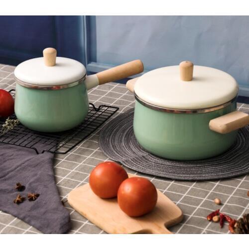 Realikeasy Enamelled Cooking Pans