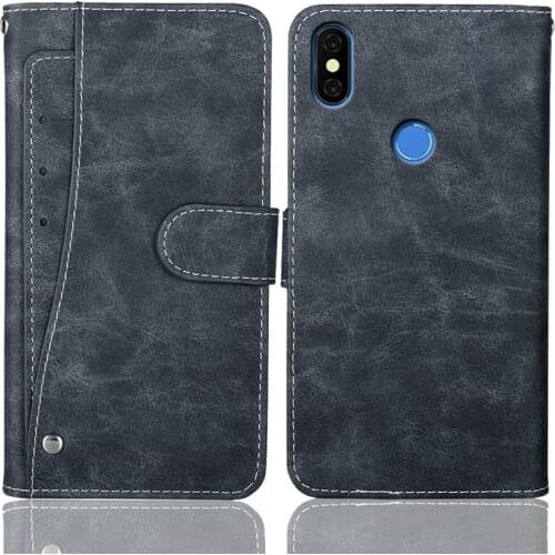 Luxury Wallet BQ 5730L Magic C Case 5.71" Vintage Flip Leather Cases Business Protective Cover With Front Card Slots