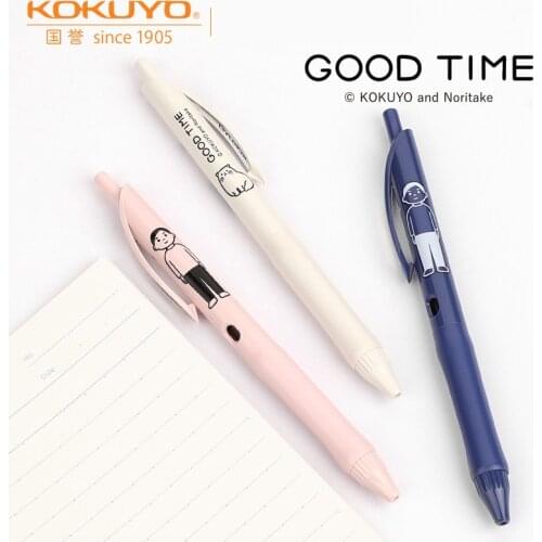 1pc KOKUYO&Noritake WSG-PR2X302 Press Quick-drying Gel Pen 0.5mm Cute Signature Pen Writing Supplies