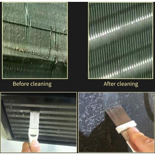 1pc Cleaning Brush Air Conditioning Cleaning Comb Universal Refrigeration Stainless Steel Fin Brush Condenser Cleaning Brush