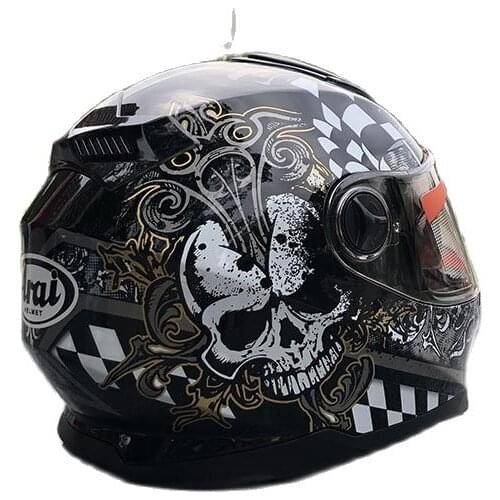 Free Shipping Full Face Helmets Double Visor Helmet Motorcycle Racing Motocross Helmet Casco Motorbike Capacete