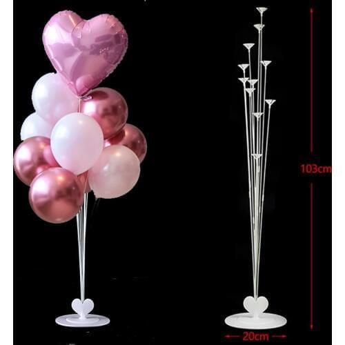Balloon Holder Standing Shelf Table Arrangement Cylindrical Confetti Balloon Baby Shower Kids Birthday Party Wedding Decoration