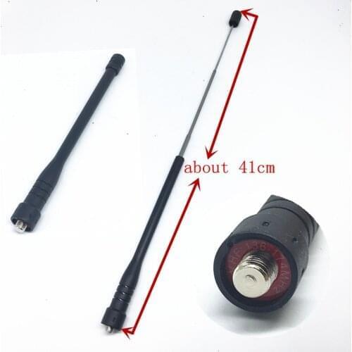 Telescope VHF 136-174 mhz antenna for motorola gp328 cp140 cp040 ep450 gp340 gp390 gp388 ptx760 etc walkie talkie 11-41cm