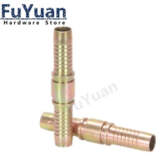 High pressure tubing crimping double connection 6/8/10/13mm double-pagoda butt buckle core double-sided connecting rod connector