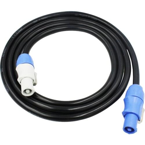 Bescoos Led Screen PowerCon Extension 14AWG Cable Bule Power-in and Grey Power-Out Cable