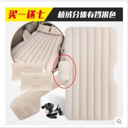 Waterproof hot sale Universal Car Travel Inflatable Mattress Car Inflatable Bed Air Bed Cushion Thickening flocking