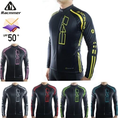 Racmmer 2020 Cycling Jersey Long Sleeve Mtb Clothing Bike Wear Clothes Kit Bicycle Maillot Roupa Ropa De Ciclismo Hombre #CX-18