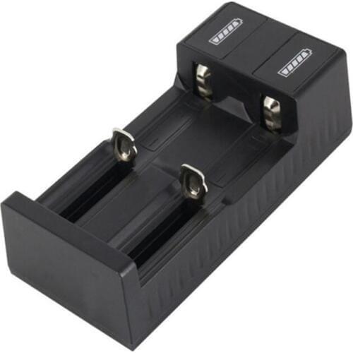 Dual Slot USB Battery Charger Wired Battery Charger EU/US can charge 3.7V 4.2V 18650/26650 battery