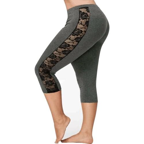 Women Plus Size Yoga Leggings Push Up High Waist Gym Sport Fitness Workout Skinny Trousers Jogging Female Stretchy Fitness Pants