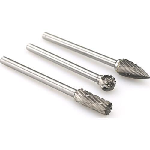 1 piece Tungsten Carbide Rotary Burrs Dremel Files Mini Dill Grinding Head