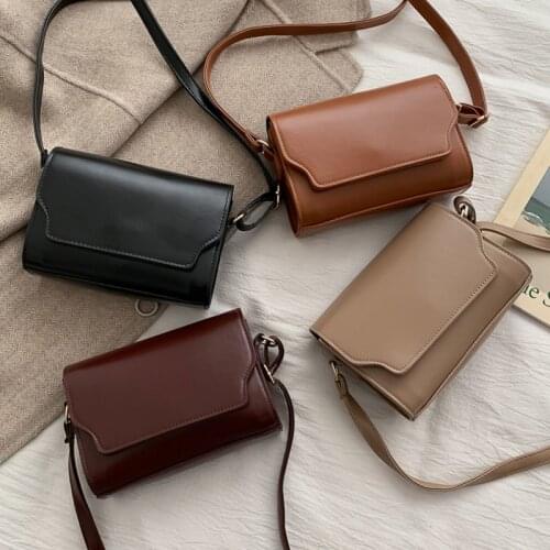 2020 Fashion Womens Crossbody Bags New Simple PU Leather Mini Shoulder Bag Messenger for Girls Ladies Phone Purses and Handbags