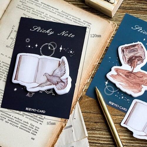 Free shipping 24packs Mei Duan Ge N-time sticky notes Planner Stickers Memo Pad Stationery Sticky Notes Office Entering Stickers