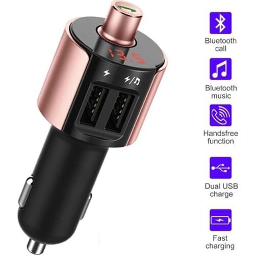 Wireless Bluetooth FM Transmitter LCD MP3 Player USB Charger Hands Free Modulator Car Radio Adapter Car Charger Adapter Car Kit
