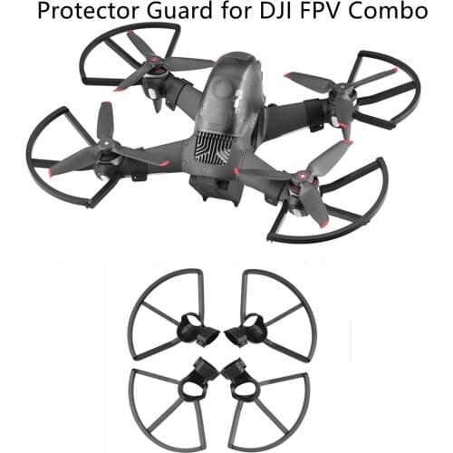 For DJI FPV Combo 4PCS Propeller Protector Guard Quick Release Anti-Collision Ring Props Blade Protection Cover Drone Accessory