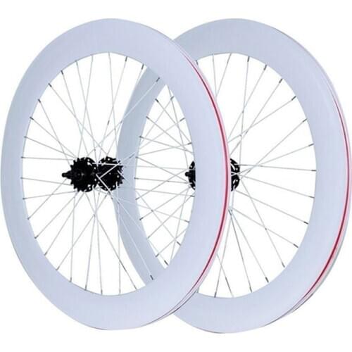 Track Bike 70mm Wheels Rim Aluminum Alloy Wheelset Flip-flop Wheel Fixie MTB Road Bicycle Fixed Gear Cycle Cycling Accessories