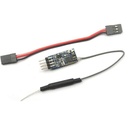 FD802 mini 8CH two-way return receiver for Frsky X9D with power amplifier indoor through accessories