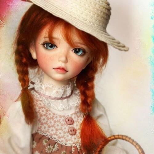 Makeup Included! Top Quality 1/6 BJD Lonnie 35cm Doll Mini Cute Toy Girl Baby Model Brinquedos Exquisite Best Gift