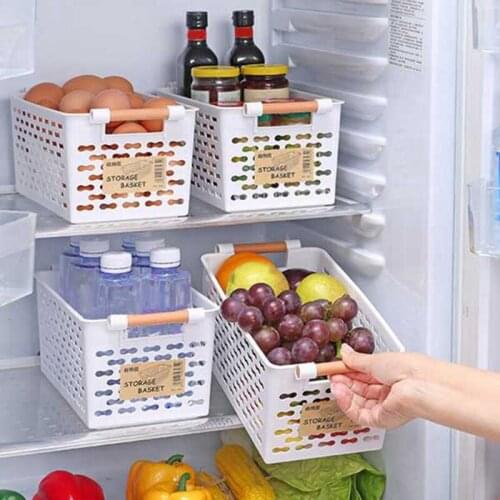 Kitchen Storage Basket Plastic Multi-Functional Vegetable Fruit Racks Storage Basket for Organizers Storage Box