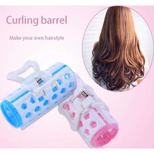 Multifunctional Plastic Hair Drum Clip Wave Bars Corn Hair Curling DIY Curler Clamps Hair Rollers Roots Perm Styling Tools