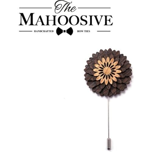 Wood Retro Wedding Mens Jewelry Accessories Wooden Vintage Shape Suits Brooch Pin For Men Fashion Jewelry Free Shipping