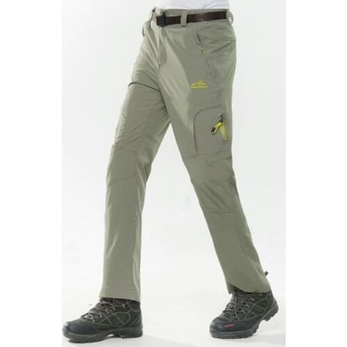 2021 Mens Trousers Spring Summer New Green Solid Color Fashion Cotton Pocket Applique Full Length Casual Work Pants Pantalon