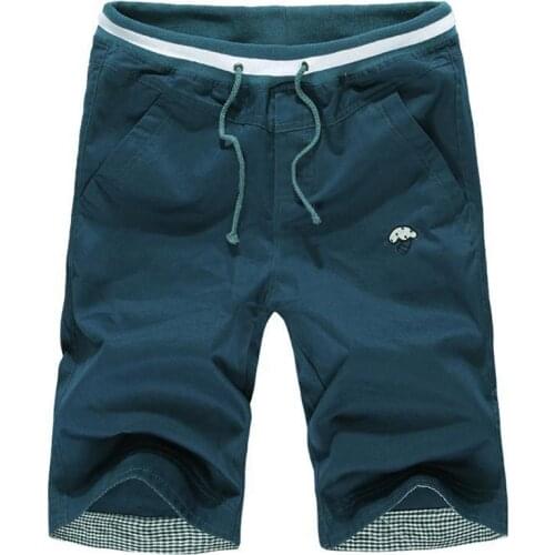 2016 Summer Top Sale Summer mens upscale Cotton casual shorts Knee Length Shorts Size 28-33