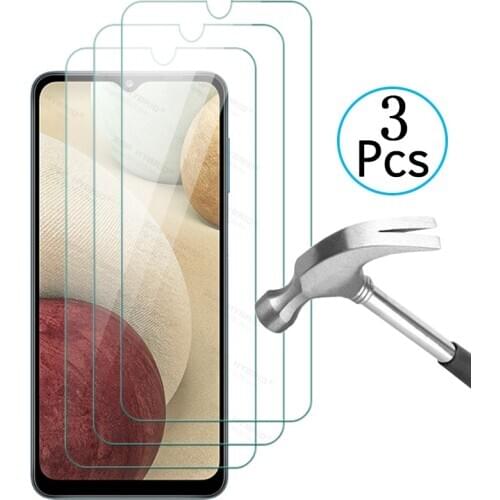 3 Sheets Screen Protector For Samsung a12 Light Tempered Glass For Galaxy a12 a11 a10 Sansung a03s Transparent Clean Sklo Cover